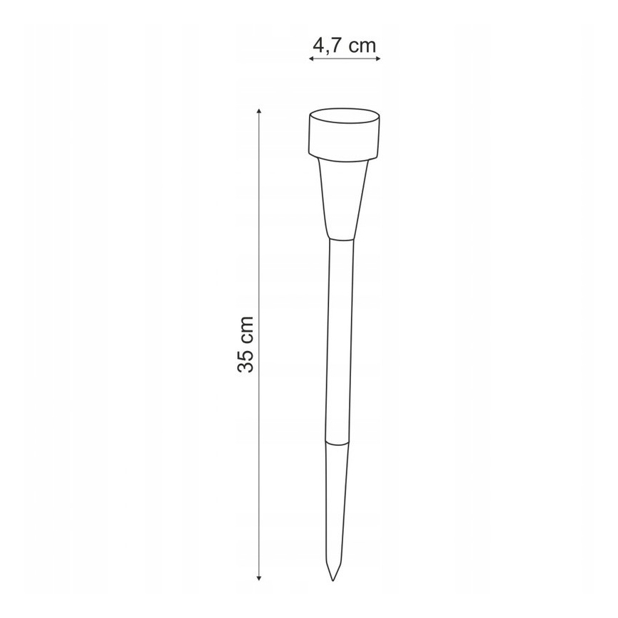 Globo - SETTI 6x LED-aurinkolamppu LED/1,2V IP44