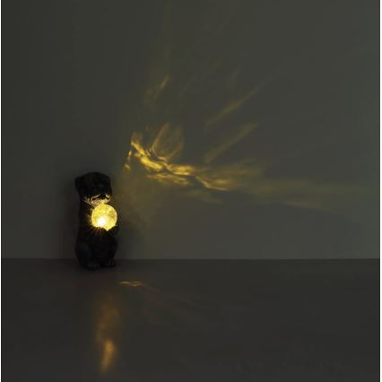 Globo - LED aurinkokennovalaisin LED/0,02W/3V IP44 300 mAh koira