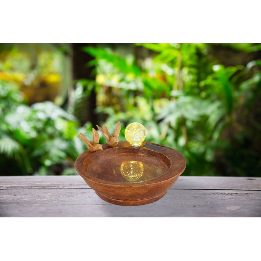 Globo - LED Aurinkovalo LED/0,06W/3V IP44 lintukylpy