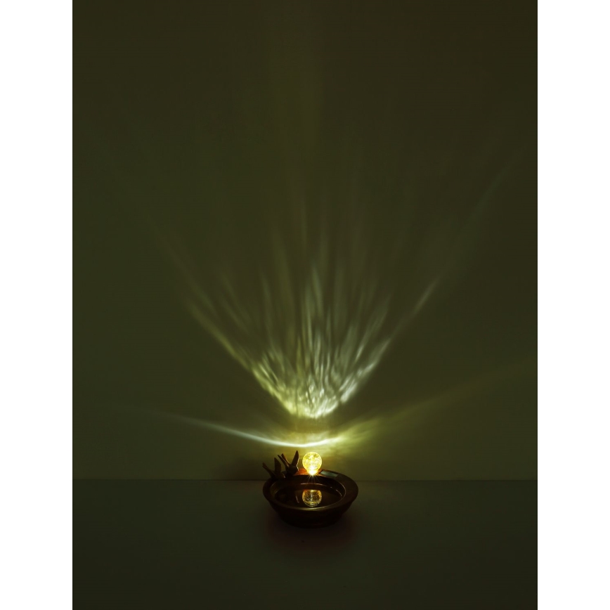 Globo - LED Aurinkovalo LED/0,06W/3V IP44 lintukylpy