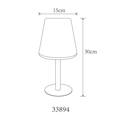Globo - LED RGB Solar kosketus pöytävalaisin LED/0,1W/3V IP44