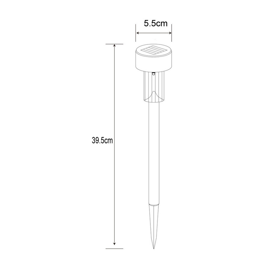 Globo - LED aurinkokäyttöinen lamppu LED/0,06W/1,2V IP44 200 mAh