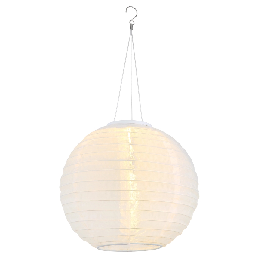 Globo - LED Riippuaurinkovalo LED/0,5W/3V IP44 valkoinen