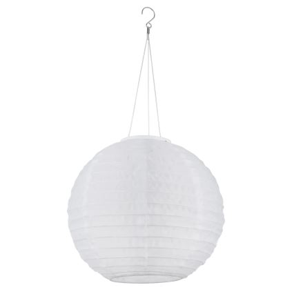 Globo - LED Riippuaurinkovalo LED/0,5W/3V IP44 valkoinen