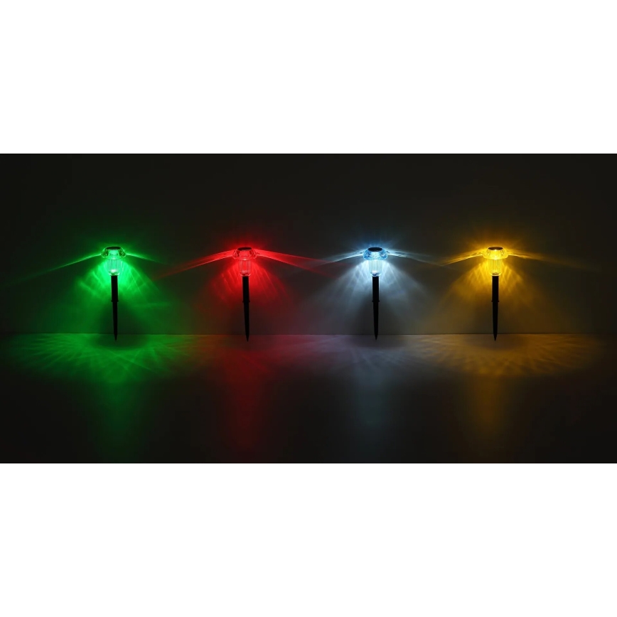 Globo - SETTI 4x LED-RGB-aurinkovalo LED/0,05W/3V IP44