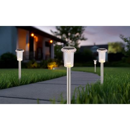 Globo - SETTI 4x LED-aurinkovalaistus LED/0,06W/1,2V IP44 100 mAh