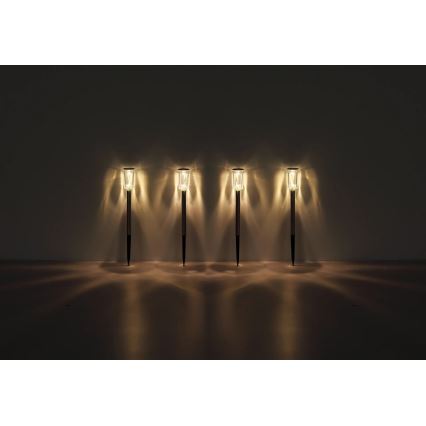 Globo - SETTI 4x LED-aurinkovalaistus LED/0,06W/1,2V IP44 100 mAh