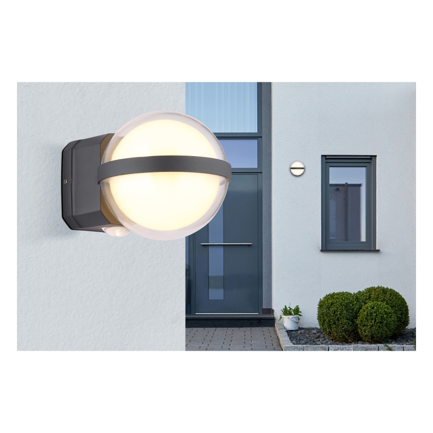 Globo - LED-ulkoseinävalaisin LED/12W/230V IP54 musta