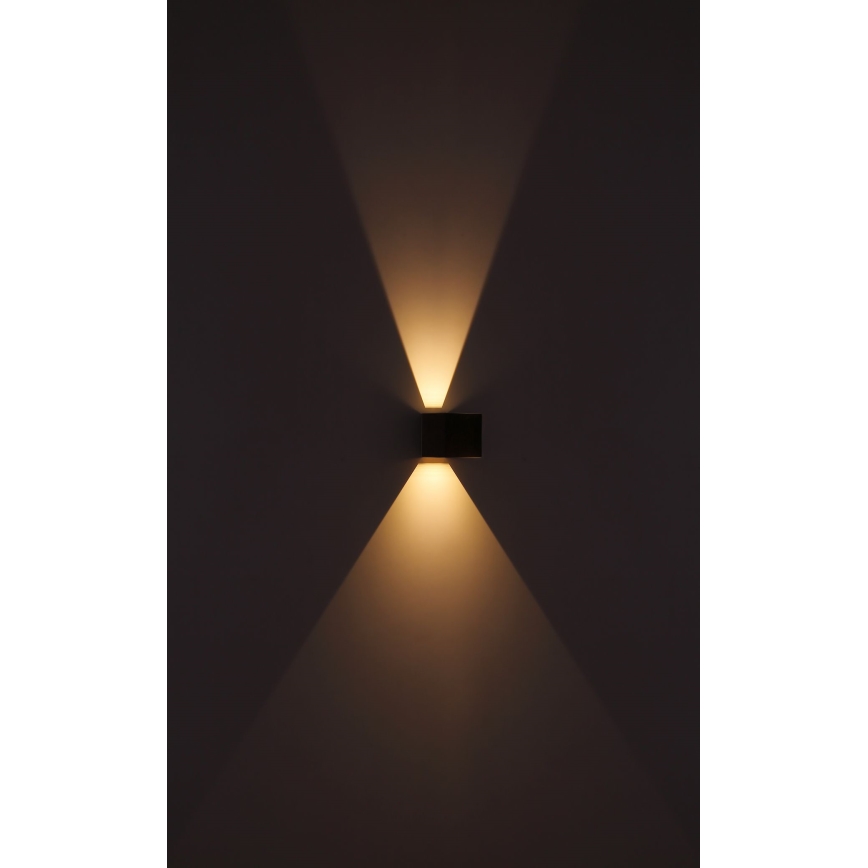Globo - LED-ulkoseinävalaisin 2xLED/3W/230V IP44 ruskea