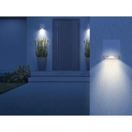 Globo - LED-ulkoseinävalaisin 2xLED/3W/230V IP44 valkoinen