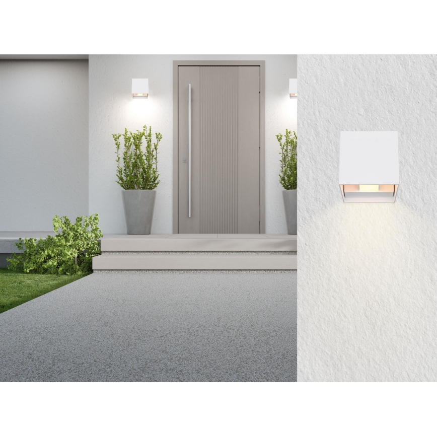 Globo - LED-ulkoseinävalaisin 2xLED/3W/230V IP44 valkoinen