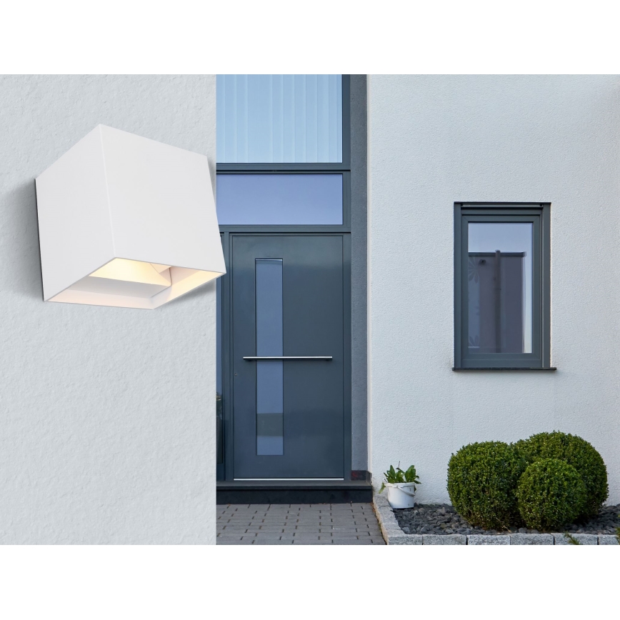 Globo - LED-ulkoseinävalaisin 2xLED/3W/230V IP44 valkoinen
