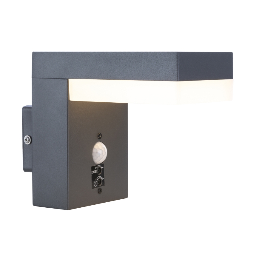 Globo - LED-ulkoseinävalaisin anturilla LED/9,5W/230V IP44
