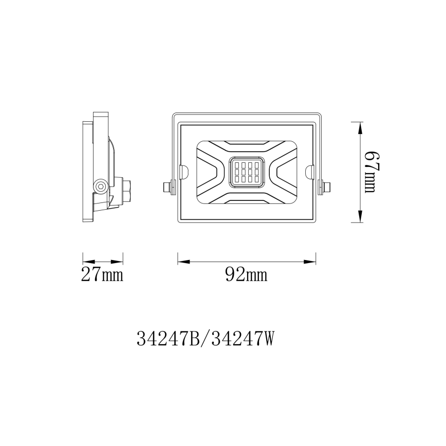Globo - LED-valonheitin LED/10W/230V IP65
