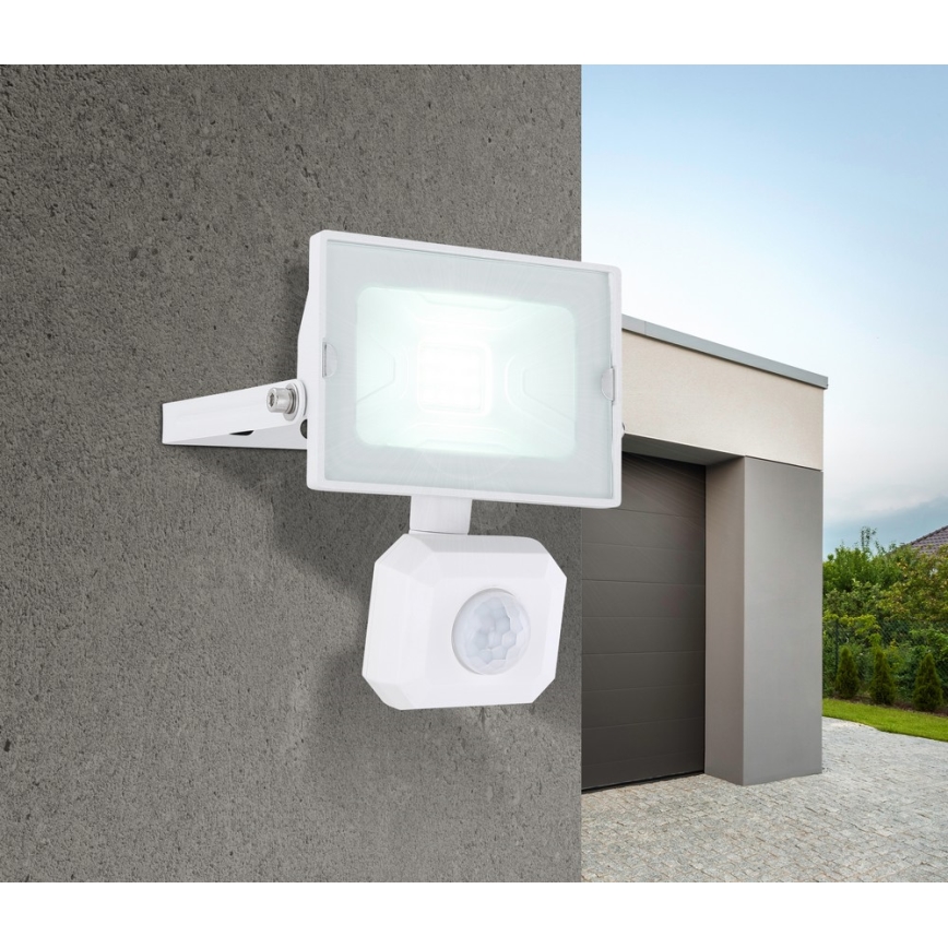 Globo - LED-valonheitin anturilla LED/10W/230V IP44