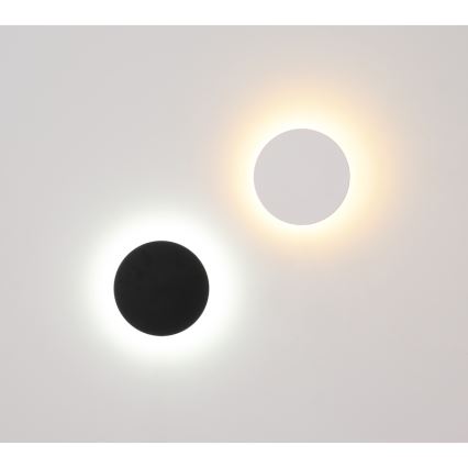 Globo - LED-ulkoseinävalaisin LED/15W/230V 3000/4000/6000K halkaisija 25,2 cm IP44 musta