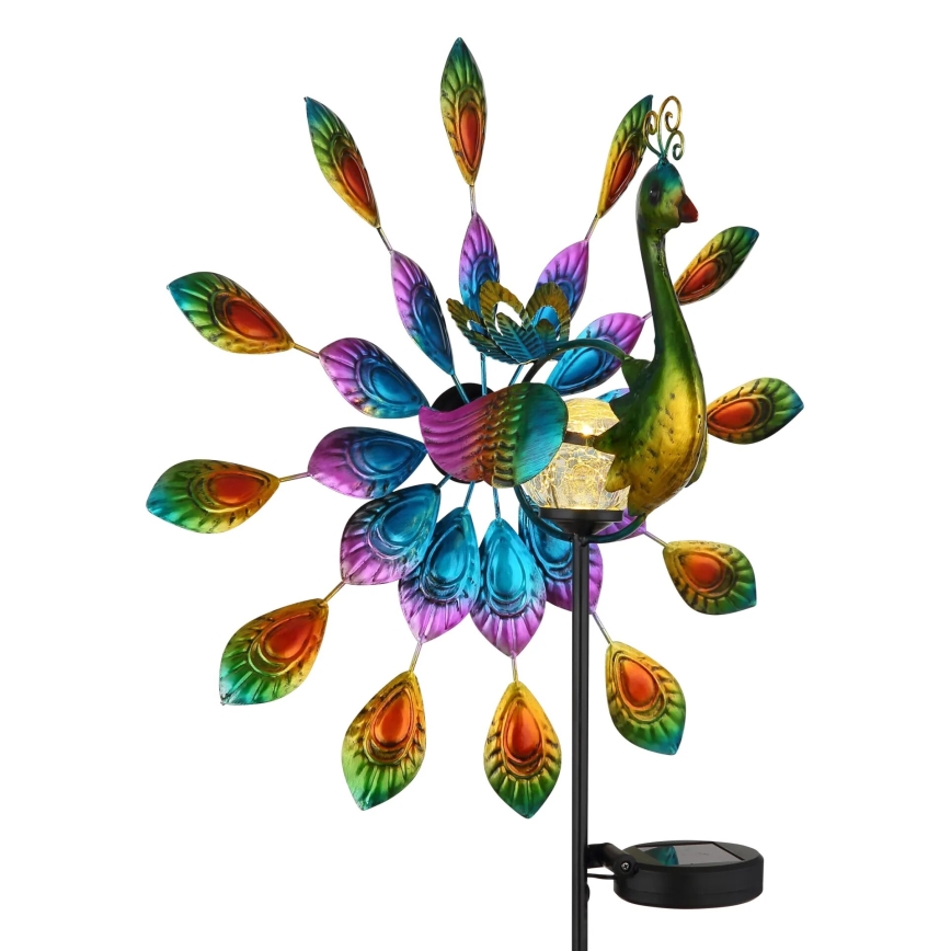 Globo - LED Solar koriste LED/0,06W/3V IP44 riikinkukko