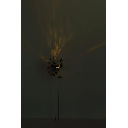 Globo - LED Solar koriste LED/0,06W/3V IP44 riikinkukko