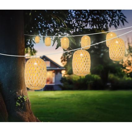 Globo - LED-aurinkoketju LED/0,06W/3V 650 cm IP44