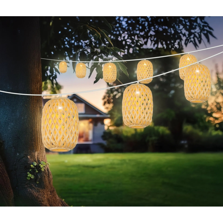 Globo - LED-aurinkoketju LED/0,06W/3V 650 cm IP44