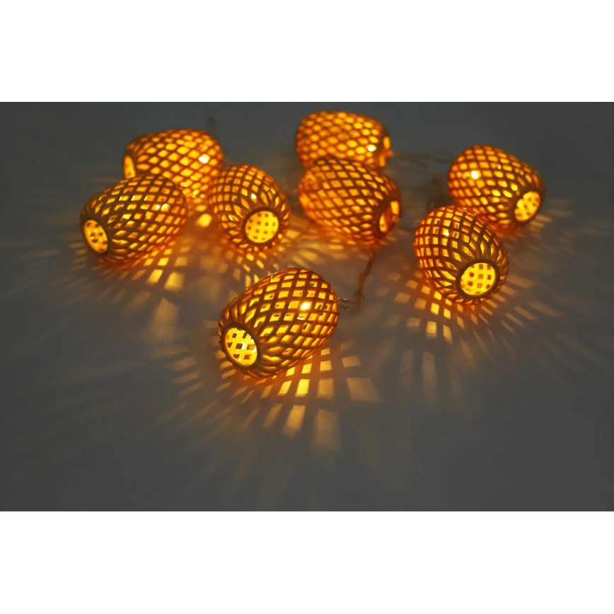 Globo - LED-aurinkoketju LED/0,06W/3V 650 cm IP44