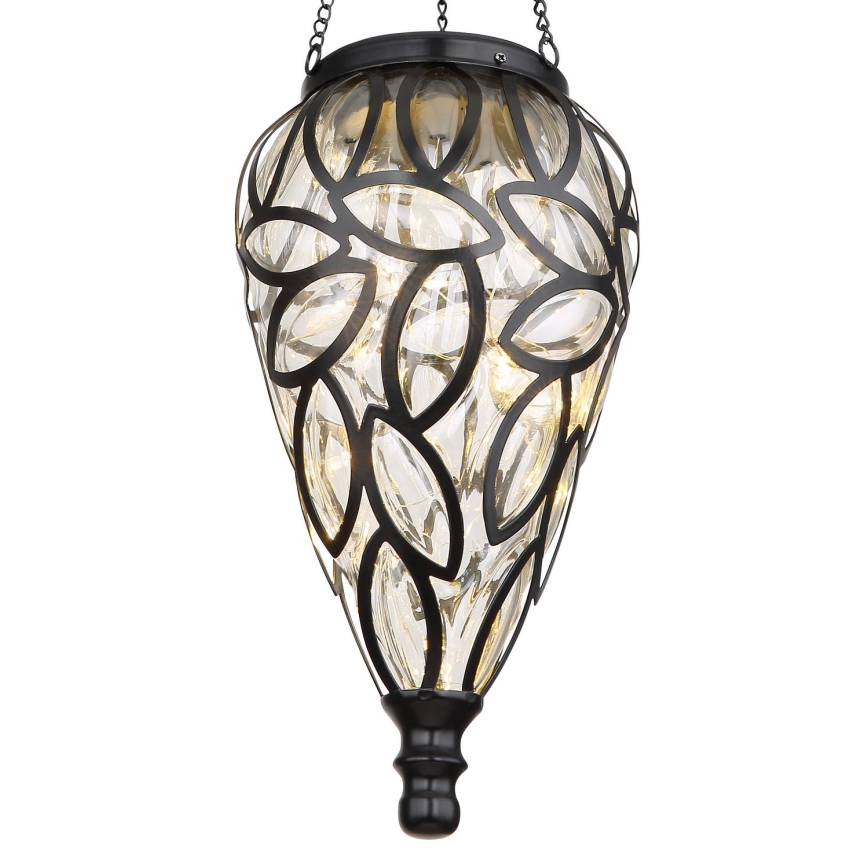 Globo - LED-aurinkovalaistus LED/0,9W/3,2V IP44 200 mAh läpinäkyvä