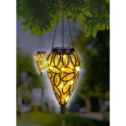 Globo - LED Aurinkovalo LED/0,9W/3,2V IP44 keltainen