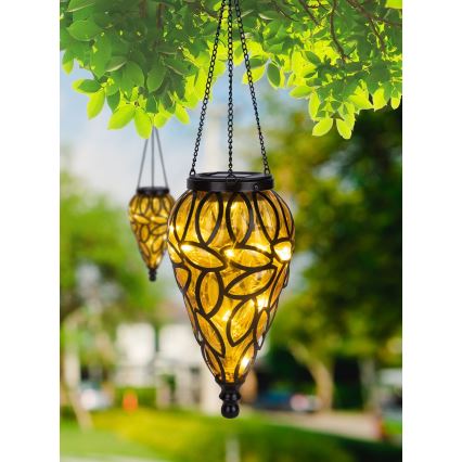 Globo - LED Aurinkovalo LED/0,9W/3,2V IP44 keltainen