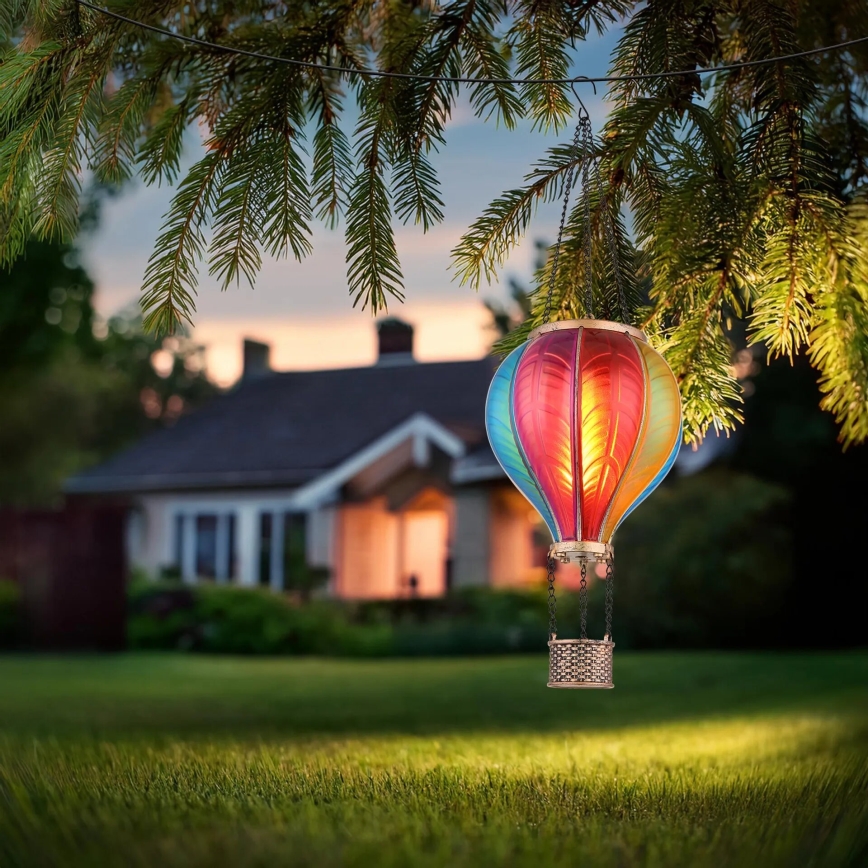 Globo - Riipus aurinkokennokoriste 20xLED/0,5W/3V IP44 Lentävä ilmapallo
