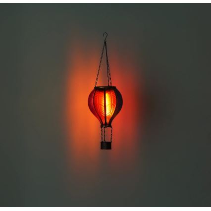 Globo - Riipus aurinkokennokoriste 20xLED/0,5W/3V IP44 Lentävä ilmapallo