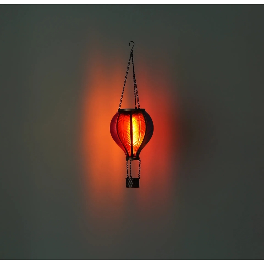 Globo - Riipus aurinkokennokoriste 20xLED/0,5W/3V IP44 Lentävä ilmapallo