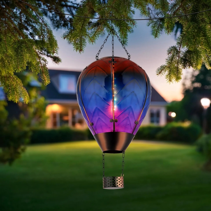 Globo - LED Riipus aurinkokennokoriste 24xLED/0,2W/3V IP44 Lentävä ilmapallo