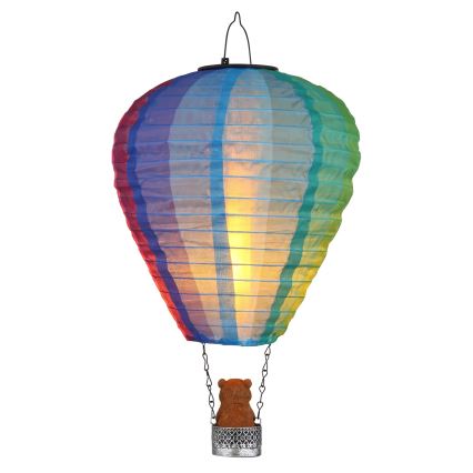 Globo - LED Riipus aurinkokennokoriste 24xLED/0,06W/3V IP44 Lentävä ilmapallo