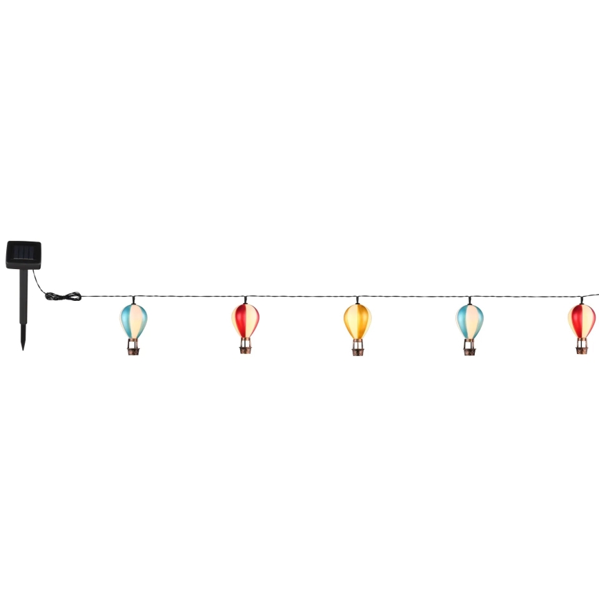 Globo - LED-aurinkoketju 9xLED/0,06W/3V 390 cm IP44