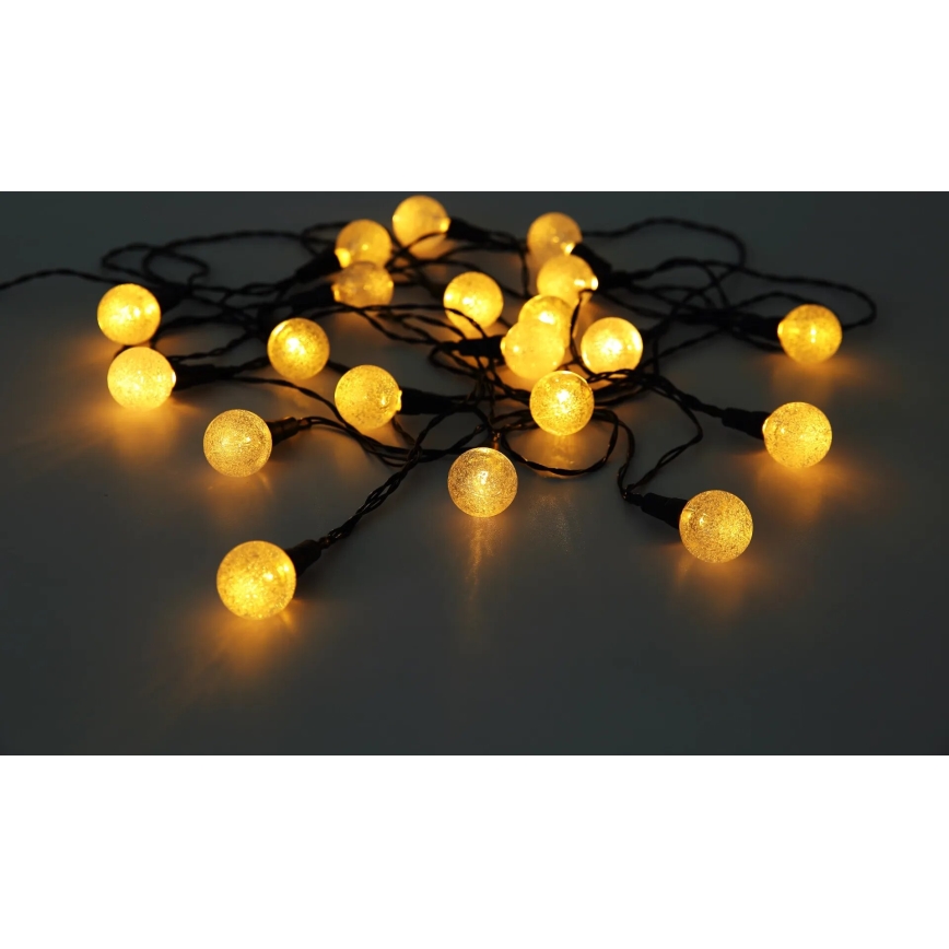 Globo - LED RGB Solar ketju 20xLED/0,06W/3V 770 cm IP44