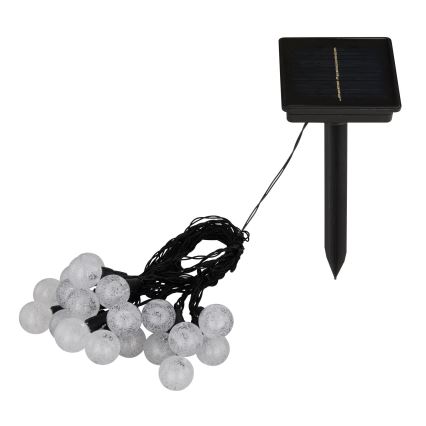 Globo - LED RGB Solar ketju 20xLED/0,06W/3V 770 cm IP44