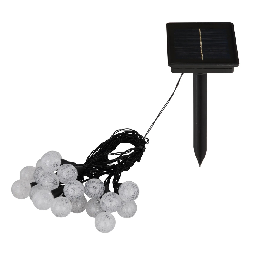 Globo - LED RGB Solar ketju 20xLED/0,06W/3V 770 cm IP44