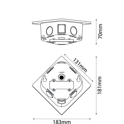 Globo - LED-aurinkovalaistus LED/0,5W/3,2V IP54