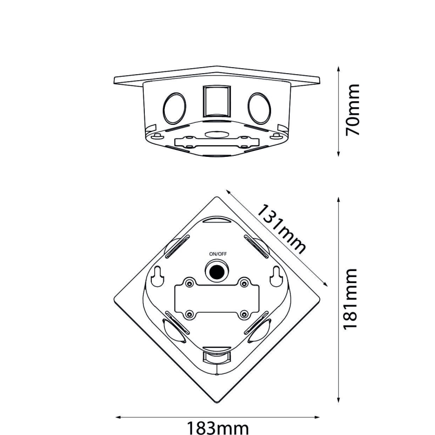 Globo - LED-aurinkovalaistus LED/0,5W/3,2V IP54