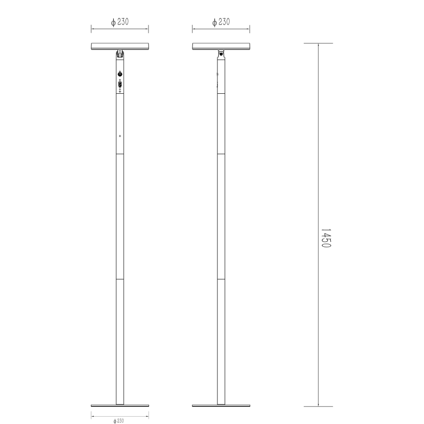 Globo - LED-aurinkolamppu LED/6W/3,7V IP54