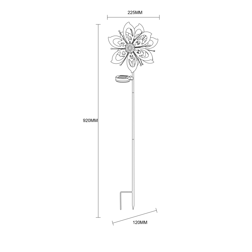Globo - LED Solar koriste LED/0,06W/3,2V IP44