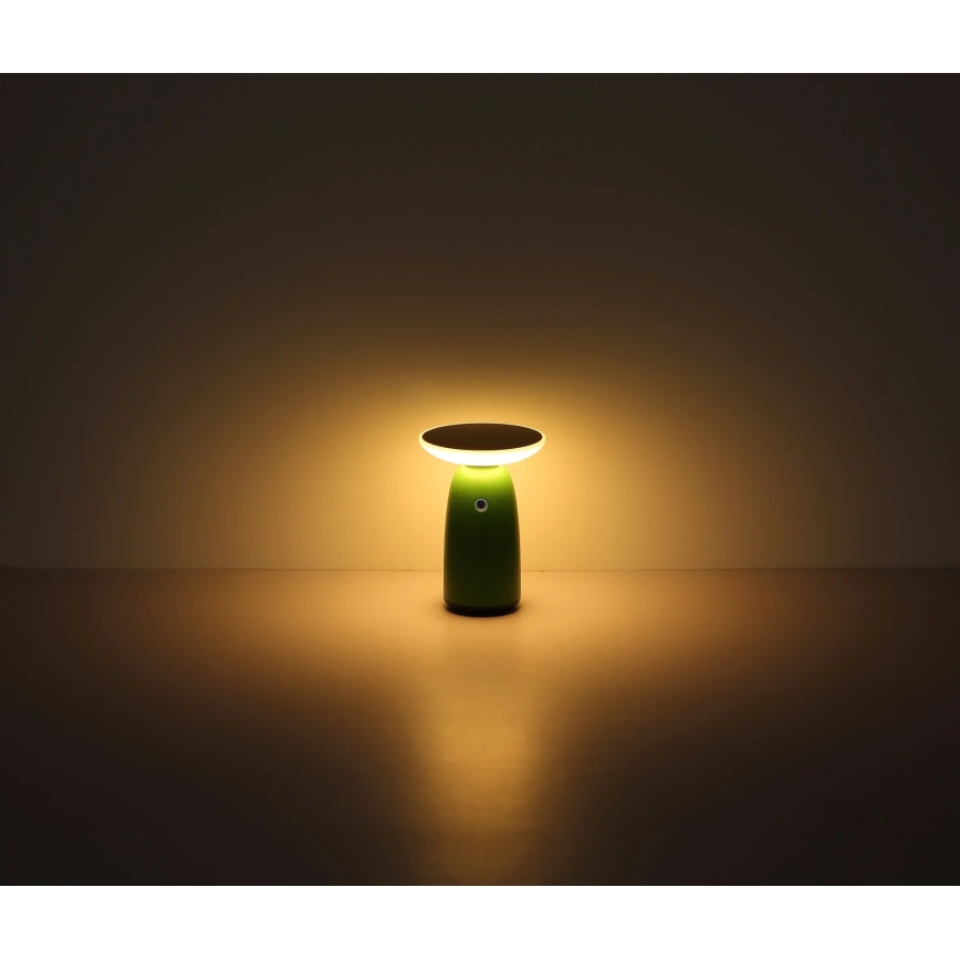 Globo - LED Himmennettävä aurinko kosketus lamppu LED/10W/3,7V IP54 vihreä