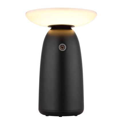 Globo - LED Himmennettävä aurinko kosketus lamppu LED/10W/3,7V IP54 musta