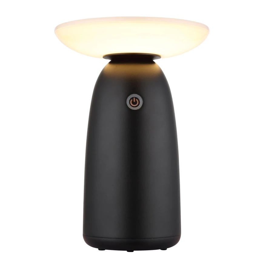 Globo - LED Himmennettävä aurinko kosketus lamppu LED/10W/3,7V IP54 musta