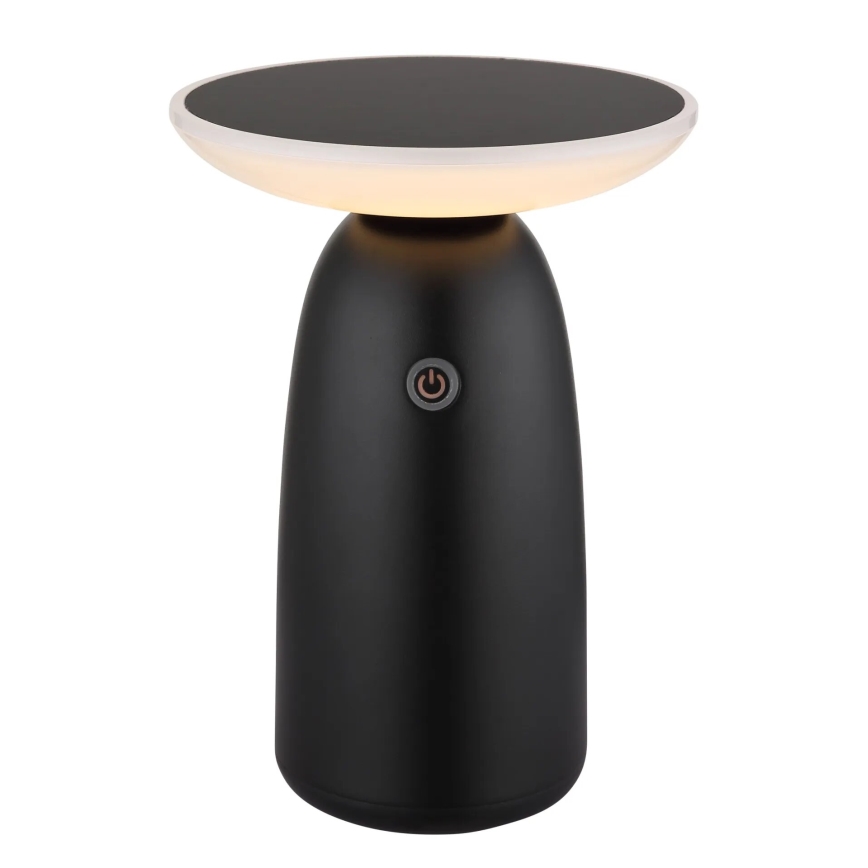 Globo - LED himmennettävä aurinkokosketuslamppu LED/10W/3,7V IP54 3600 mAh musta