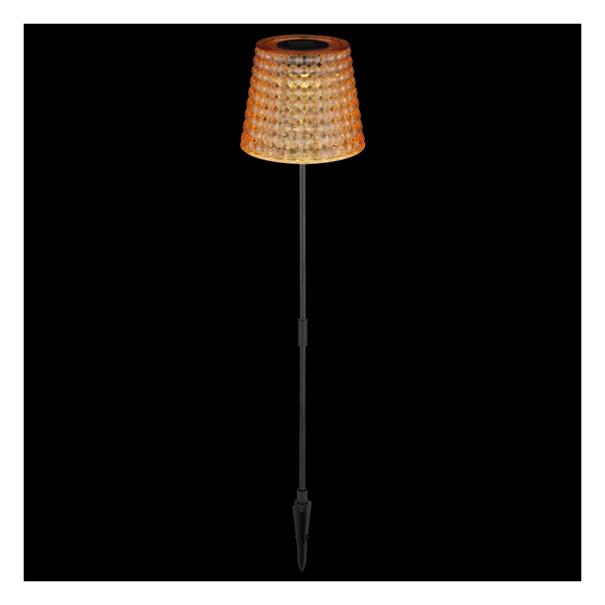 Globo - SETTI 2x LED-aurinkovalaistus LED/0,06W/3V IP44 oranssi