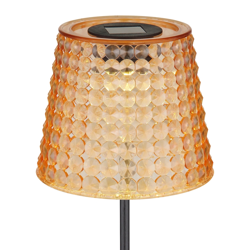 Globo - SETTI 2x LED-aurinkovalaistus LED/0,06W/3V IP44 oranssi