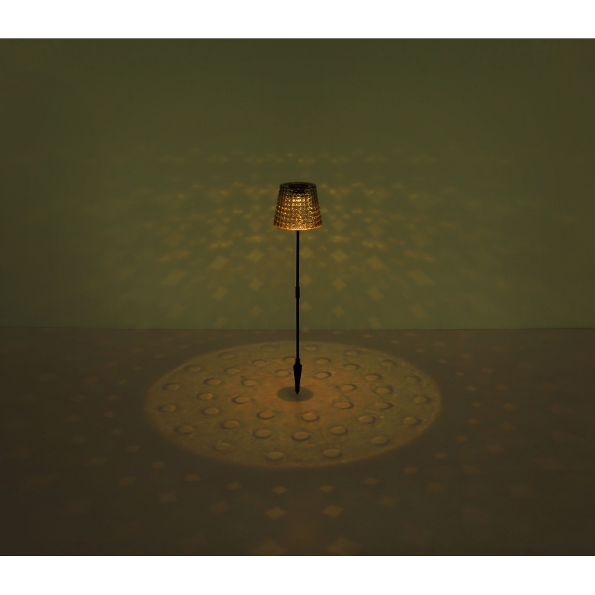 Globo - SETTI 2x LED-aurinkovalaistus LED/0,06W/3V IP44 harmaa