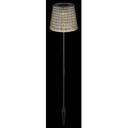 Globo - SETTI 2x LED-aurinkovalaistus LED/0,06W/3V IP44 harmaa