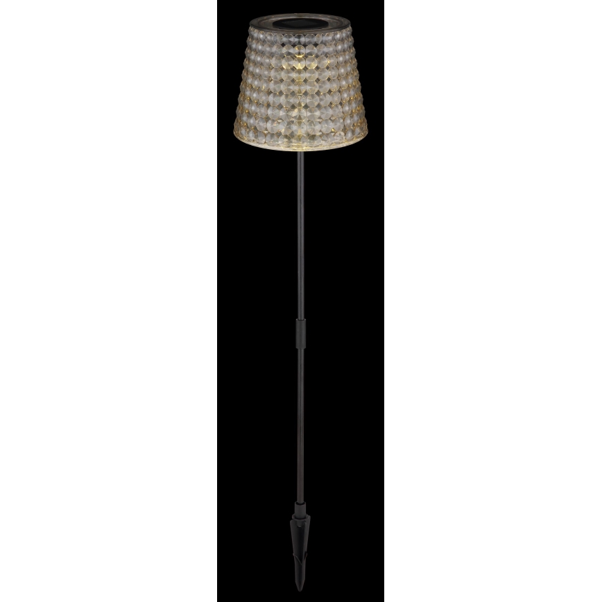 Globo - SETTI 2x LED-aurinkovalaistus LED/0,06W/3V IP44 harmaa